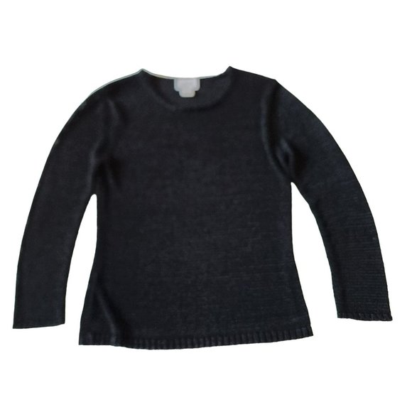 Ann Taylor Loft Black Sweater Size Medium - Picture 2 of 10